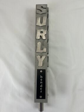 Surly Brewing Bender Beer Tap Handle 11.5in Cast Aluminum Minnesota Rare
